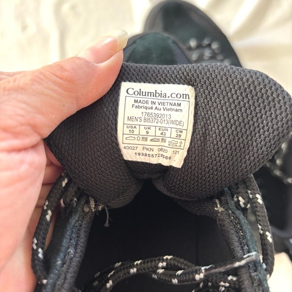 NWT Columbia Men\'s Crestwood Waterproof Black hiking Shoes SZ 10 main image 10